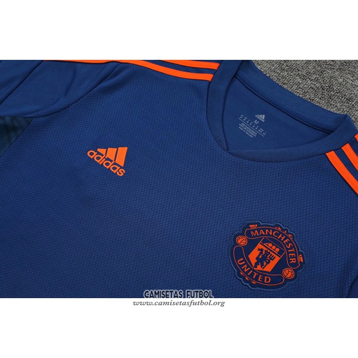 Chandal del Manchester United Manga Corta 2022/2023 Azul - Pantalon Corto